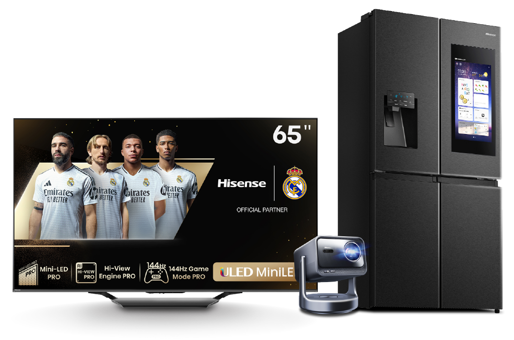 TV y Frigorífico - Hisense | Real Madrid