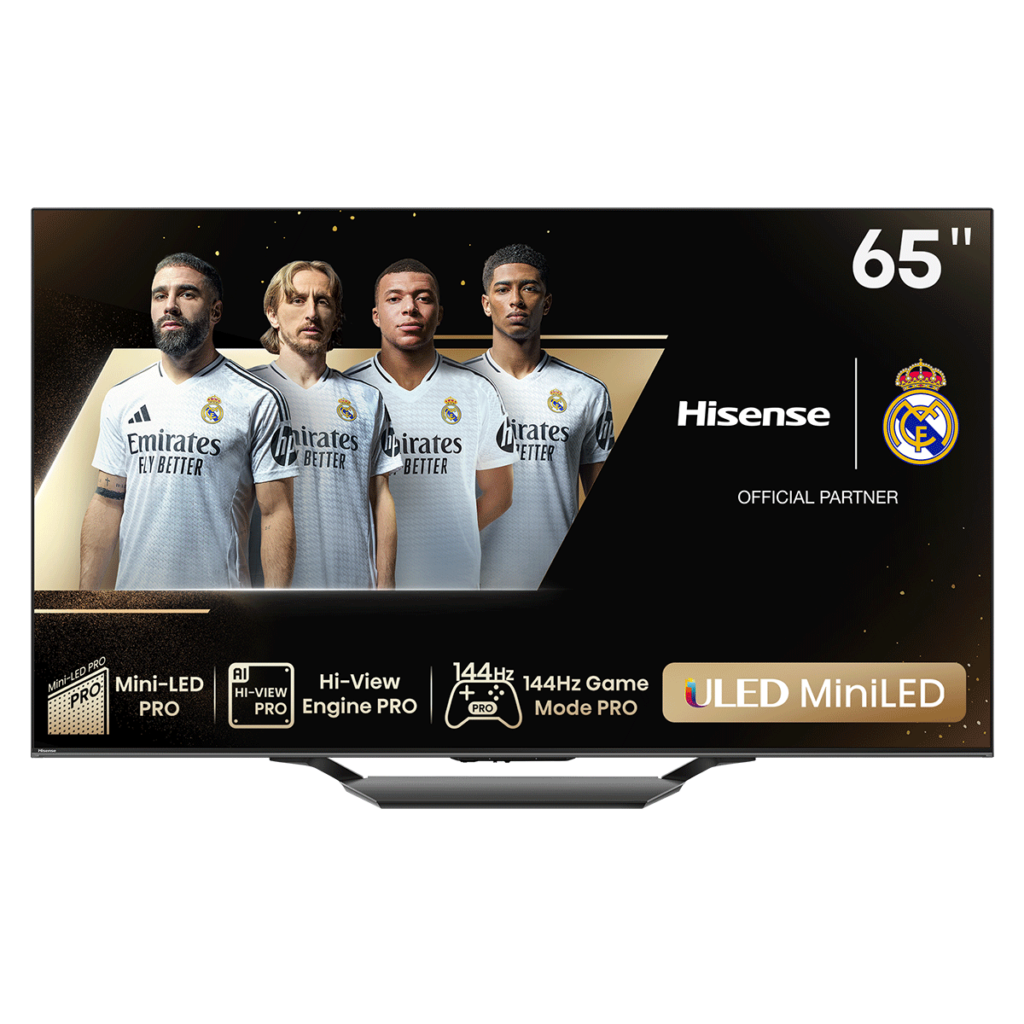 Hisense Mini-LED TV 65U7NQ Real Madrid Premio EISA