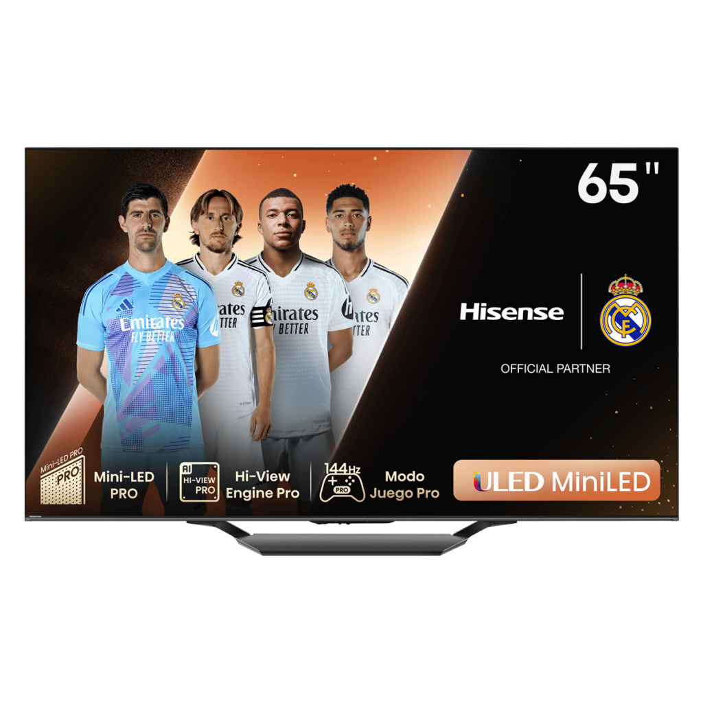 Hisense Mini-LED TV 65U7NQ Real Madrid Premio EISA