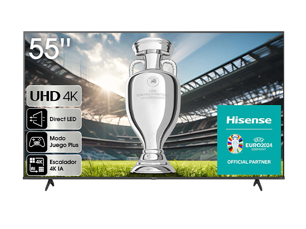 📺 HISENSE 55A6K (2023) Panel ADS 4k, VIDAA, SmartTV, Dolby Vision, Modo  Juego Plus, DTS Virtual X 