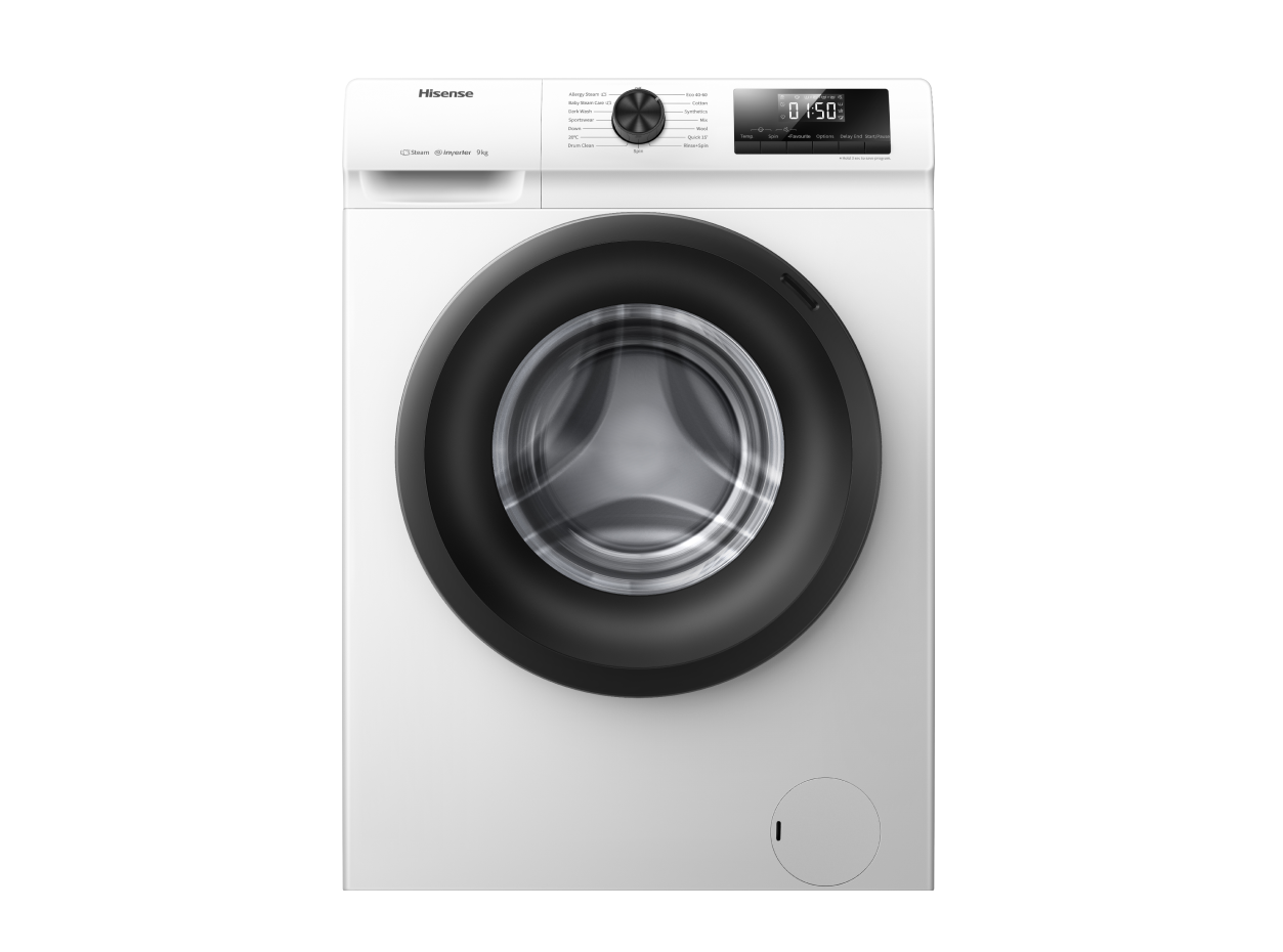 WFQP901418VM - Lavadora, Clase B, 9 Kg, 1400 rpm, Blanco