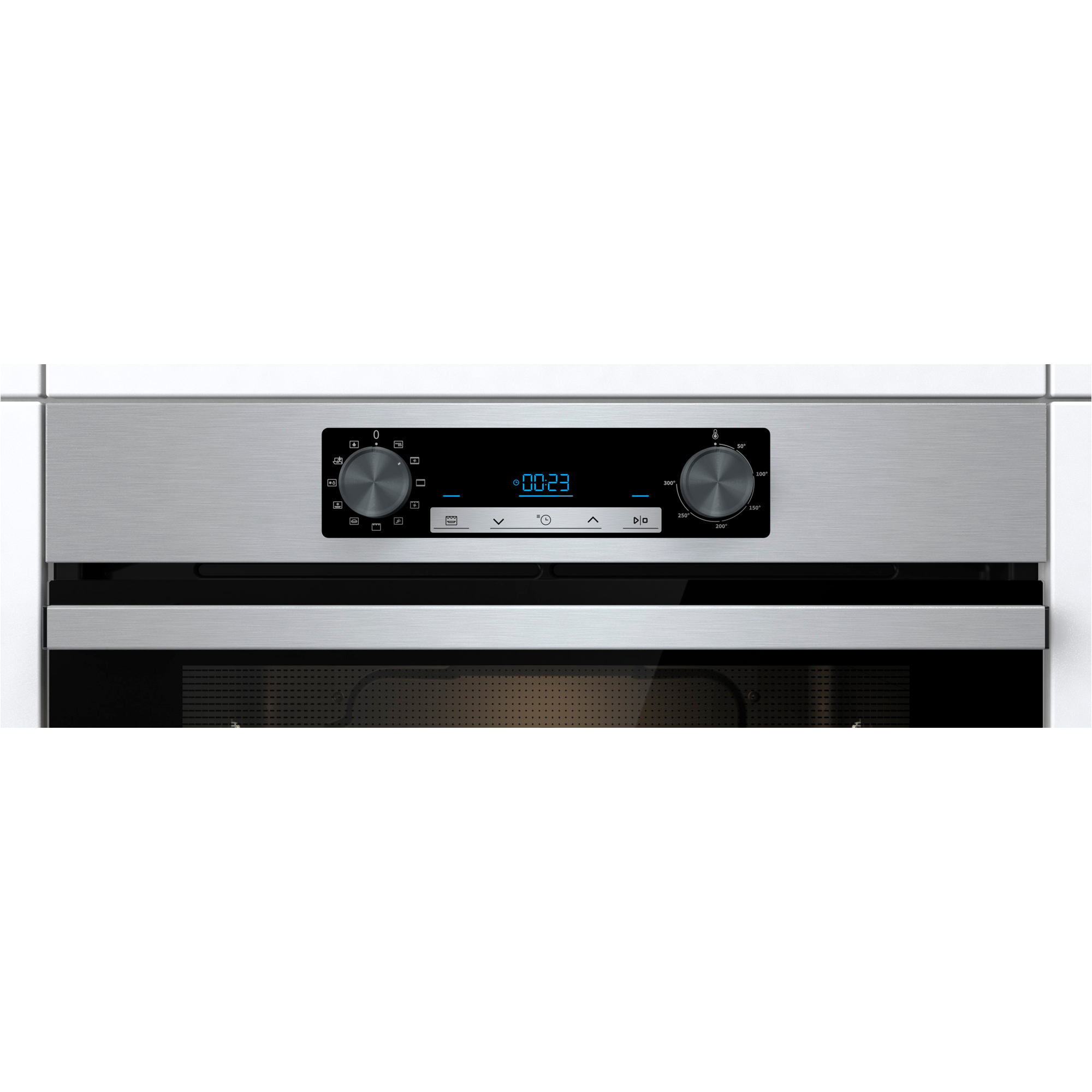 Hisense - BI62216AX – Horno Hidrolítico, Clase A, 77L, Gris Inox