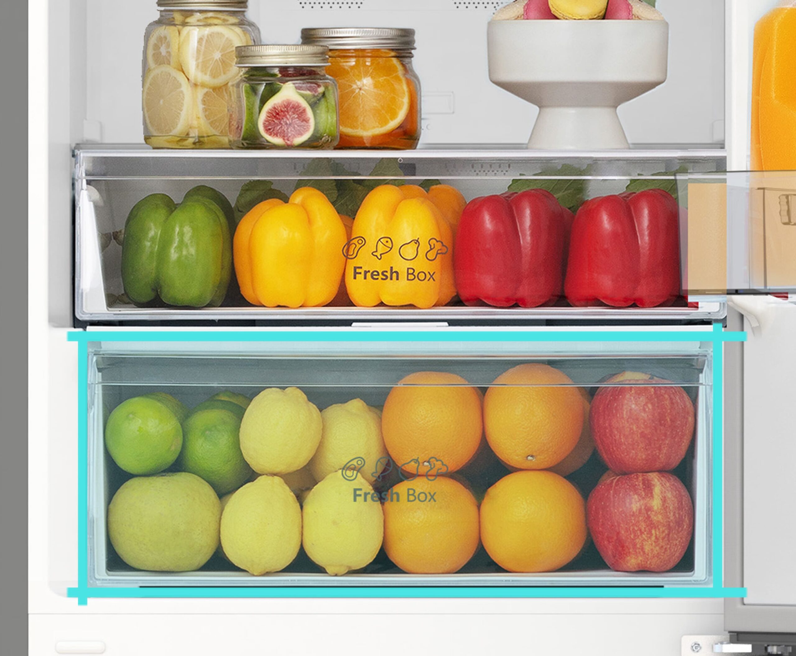 Cajón Frutas y Verduras con control humerdad