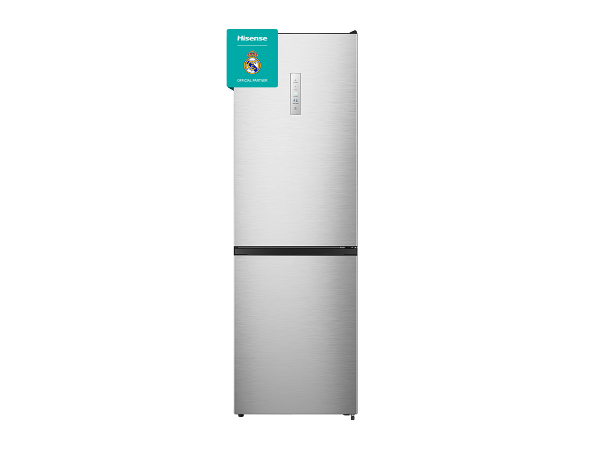 Hisense - RB390N4CCD – Frigorífico Combi 2 Puertas, Clase D , 304L, Inox, , 