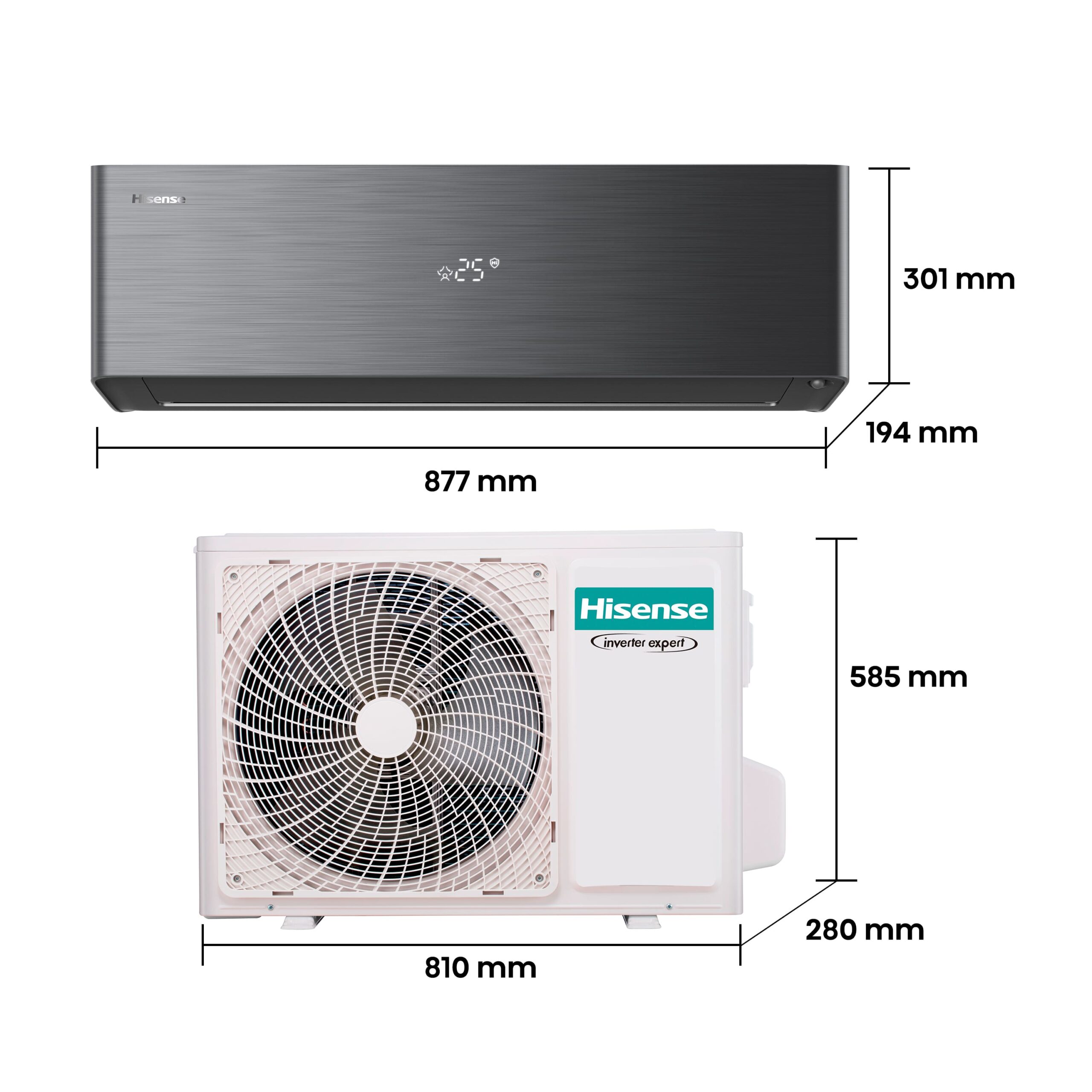 Hisense - Aire acondicionado Energy Pro X QH25XV0B