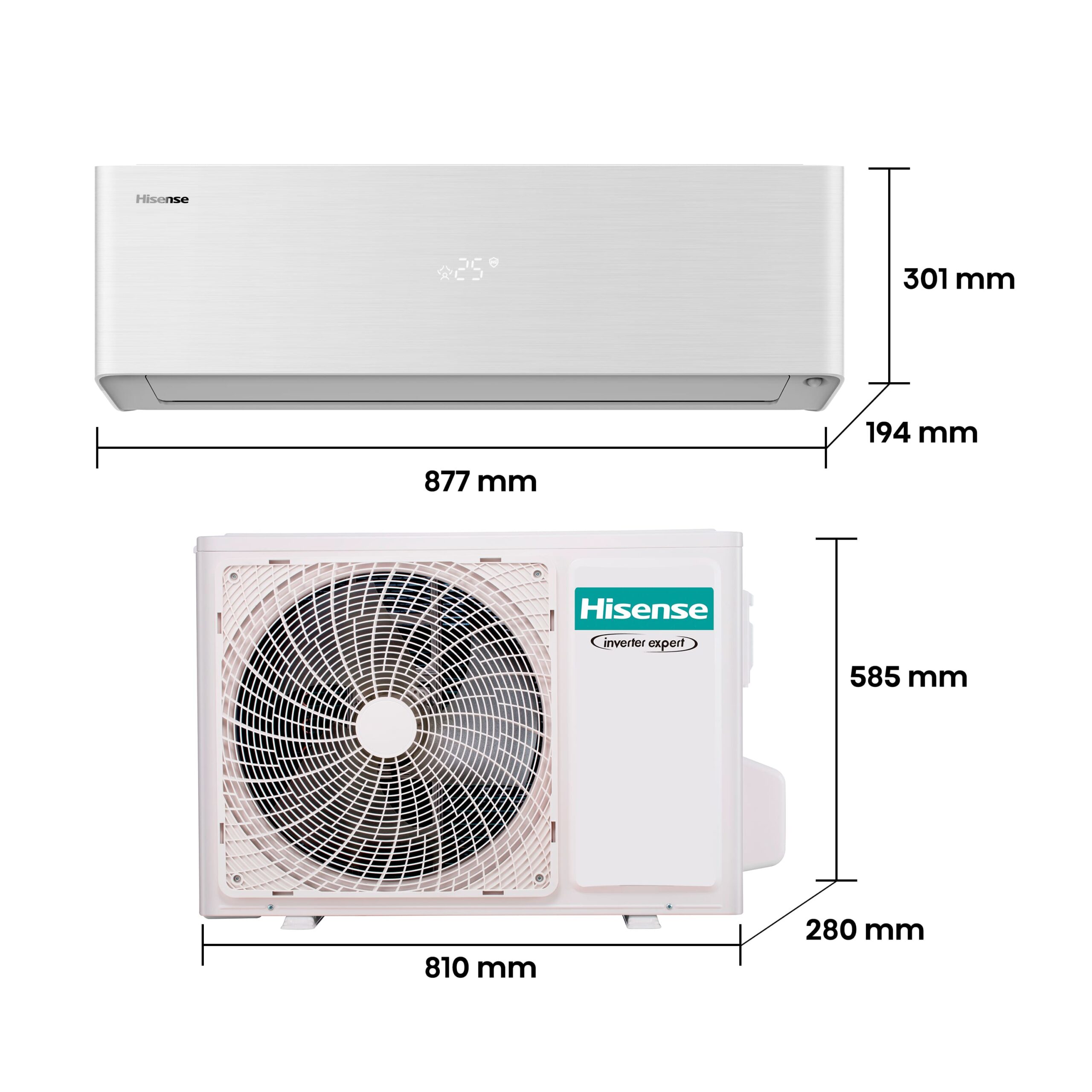 Hisense - Aire acondicionado Energy Pro X QH35XV0A