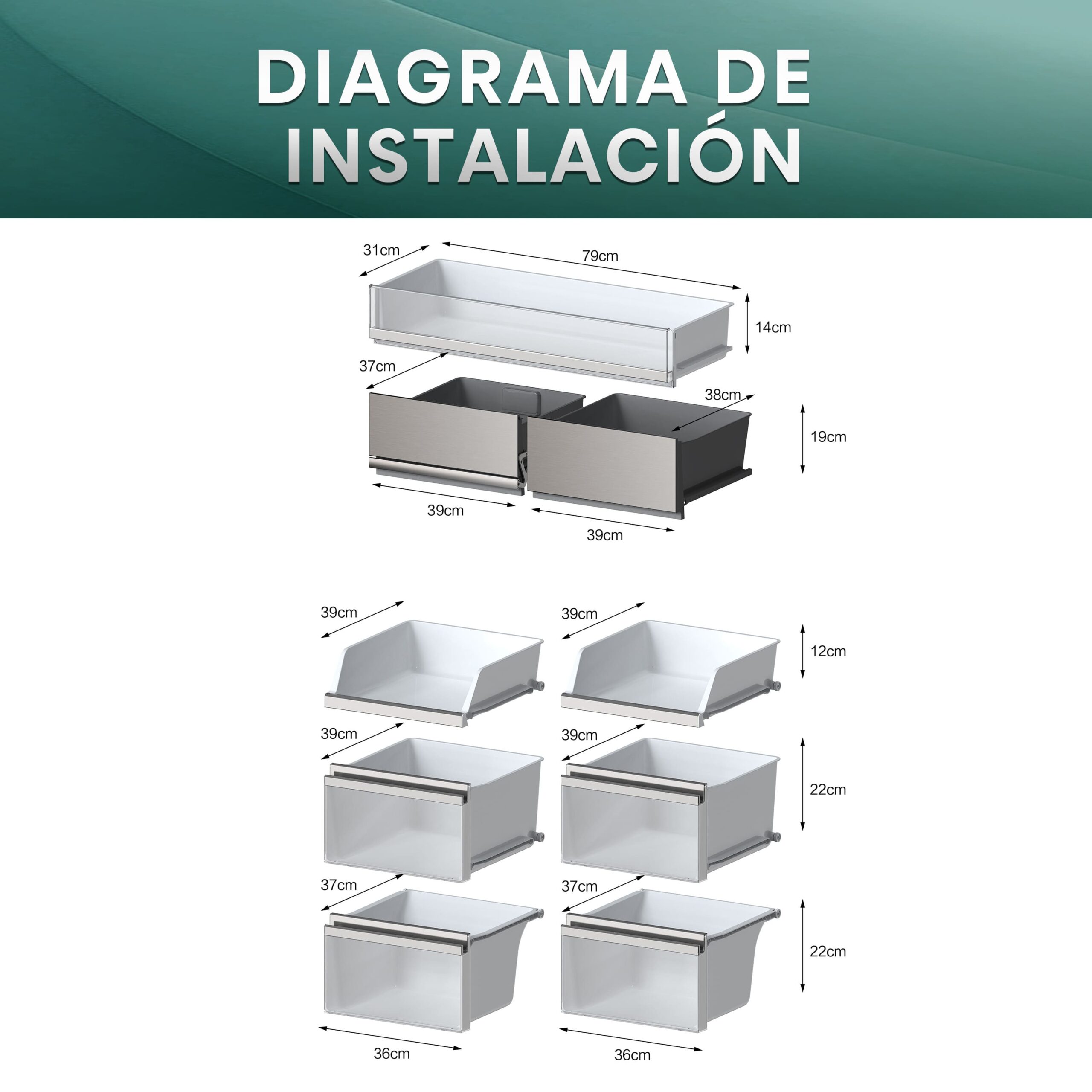 Hisense - RQ5P605NSVE – Frigorífico Americano 4 Puertas, Clase E, Capacidad 591L, Color Inox