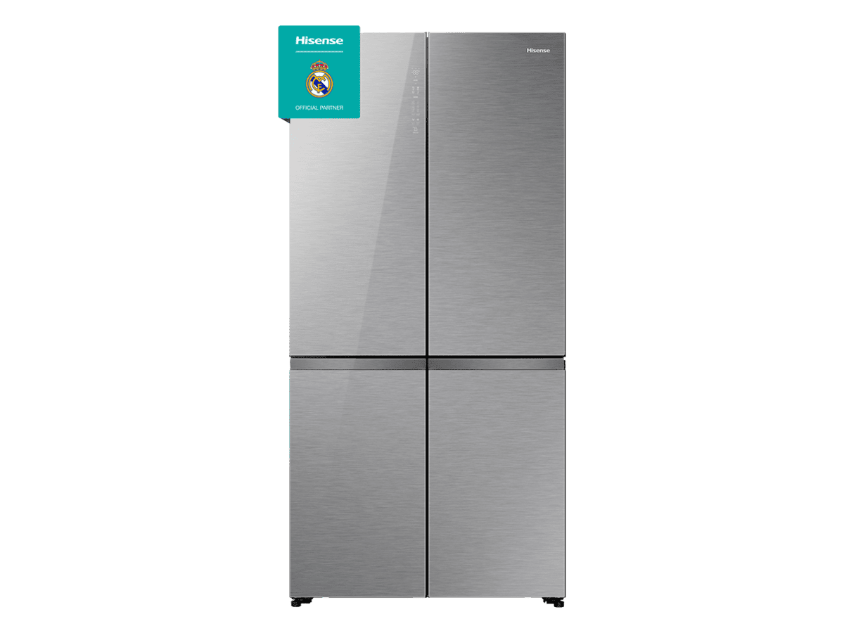 Hisense - RQ5P605NSVE – Frigorífico Americano 4 Puertas, Clase E, Capacidad 591L, Color Inox, , 