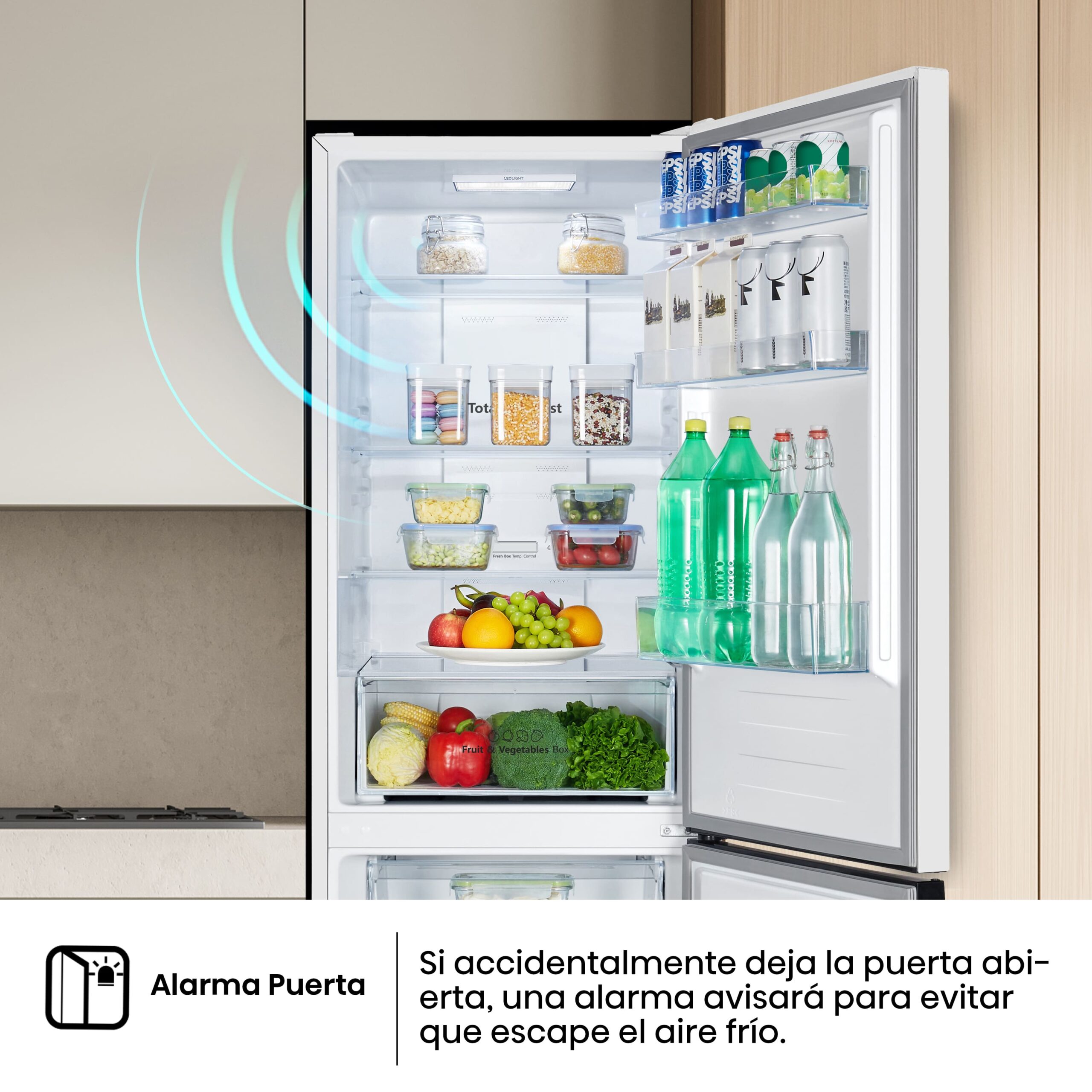 Hisense - RB390N4DWD – Frigorífico Combi 2 Puertas, Clase D , 304L, Blanco