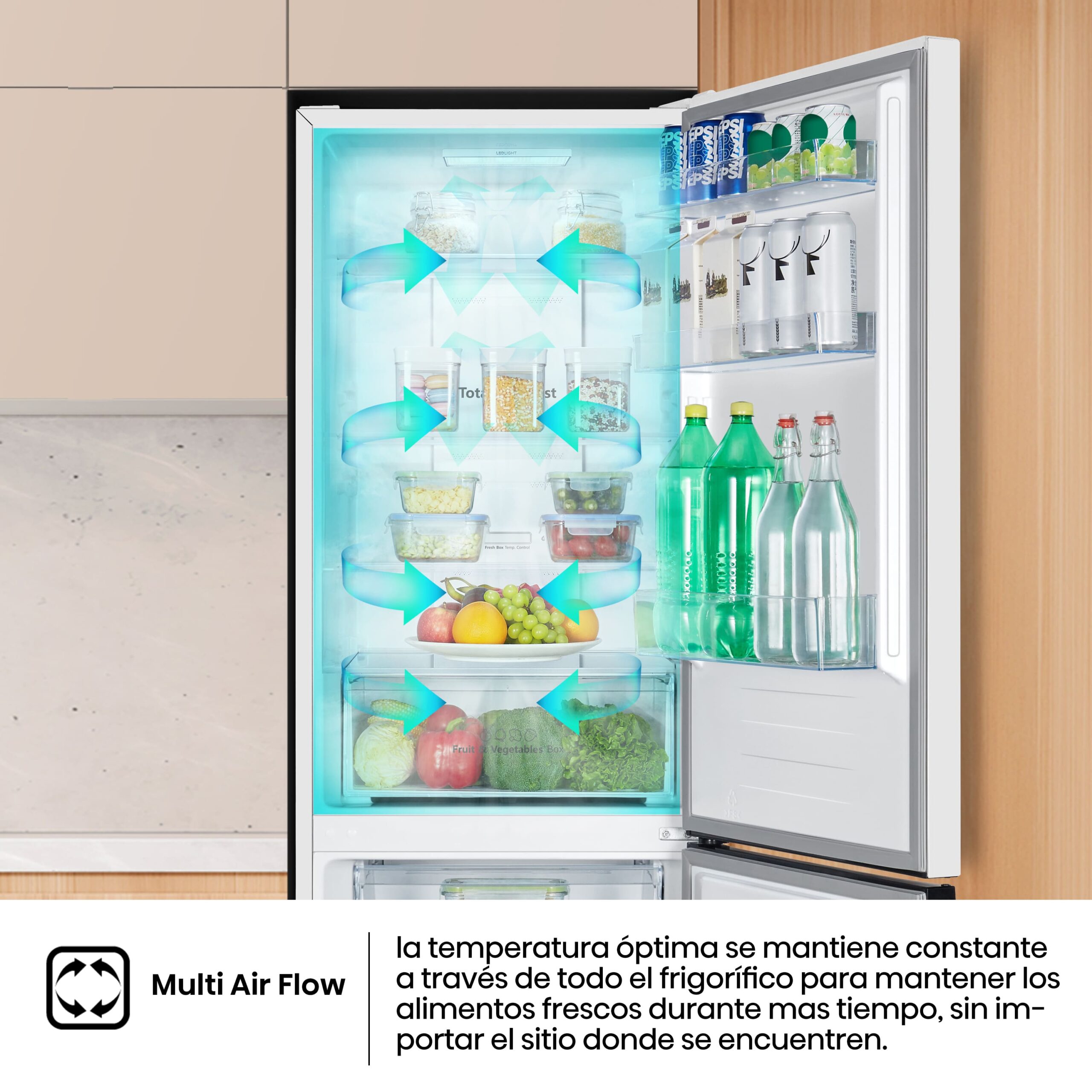 Hisense - RB390N4DWD – Frigorífico Combi 2 Puertas, Clase D , 304L, Blanco