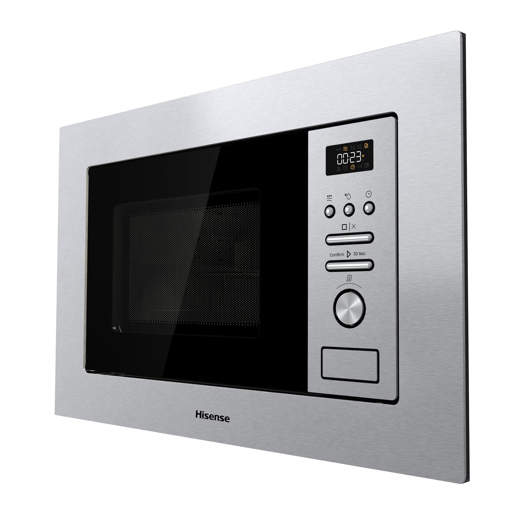 Hisense - BIM320G41X – Microondas de Integración, Capacidad 20L, Color Inox