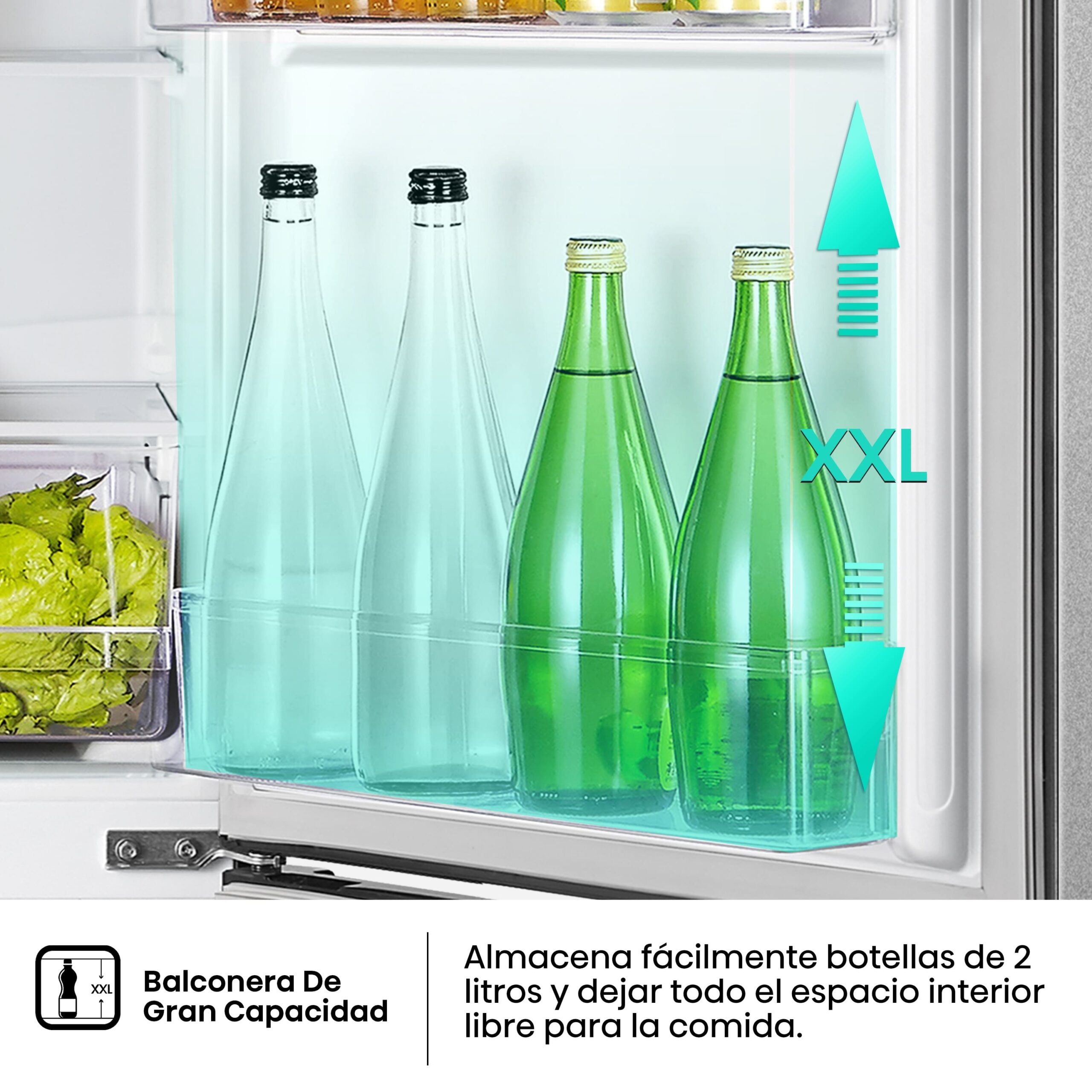 Hisense - RB343D4CDE – Frigorífico Combi 2 Puertas, Clase E , Capacidad 269L, Color Inox