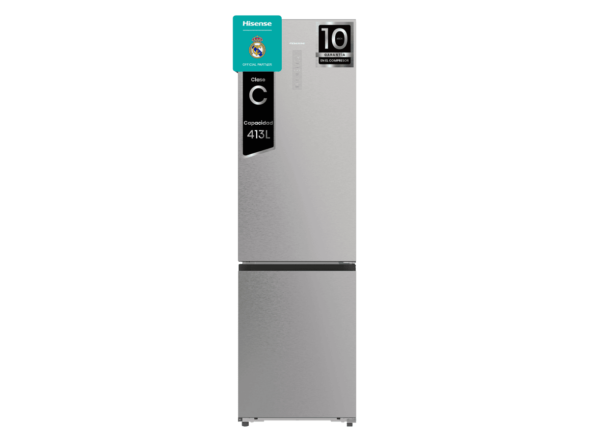 RB5P410SACC - Frigorífico Combi 2 Puertas, Clase C, Capacidad 413L, Color inox