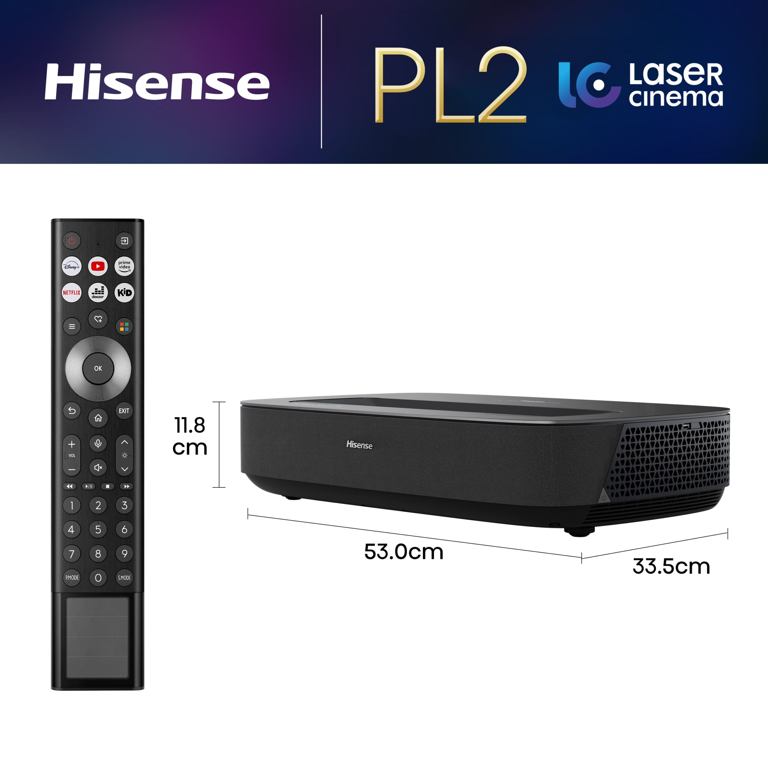 Hisense - Láser cinema PL2