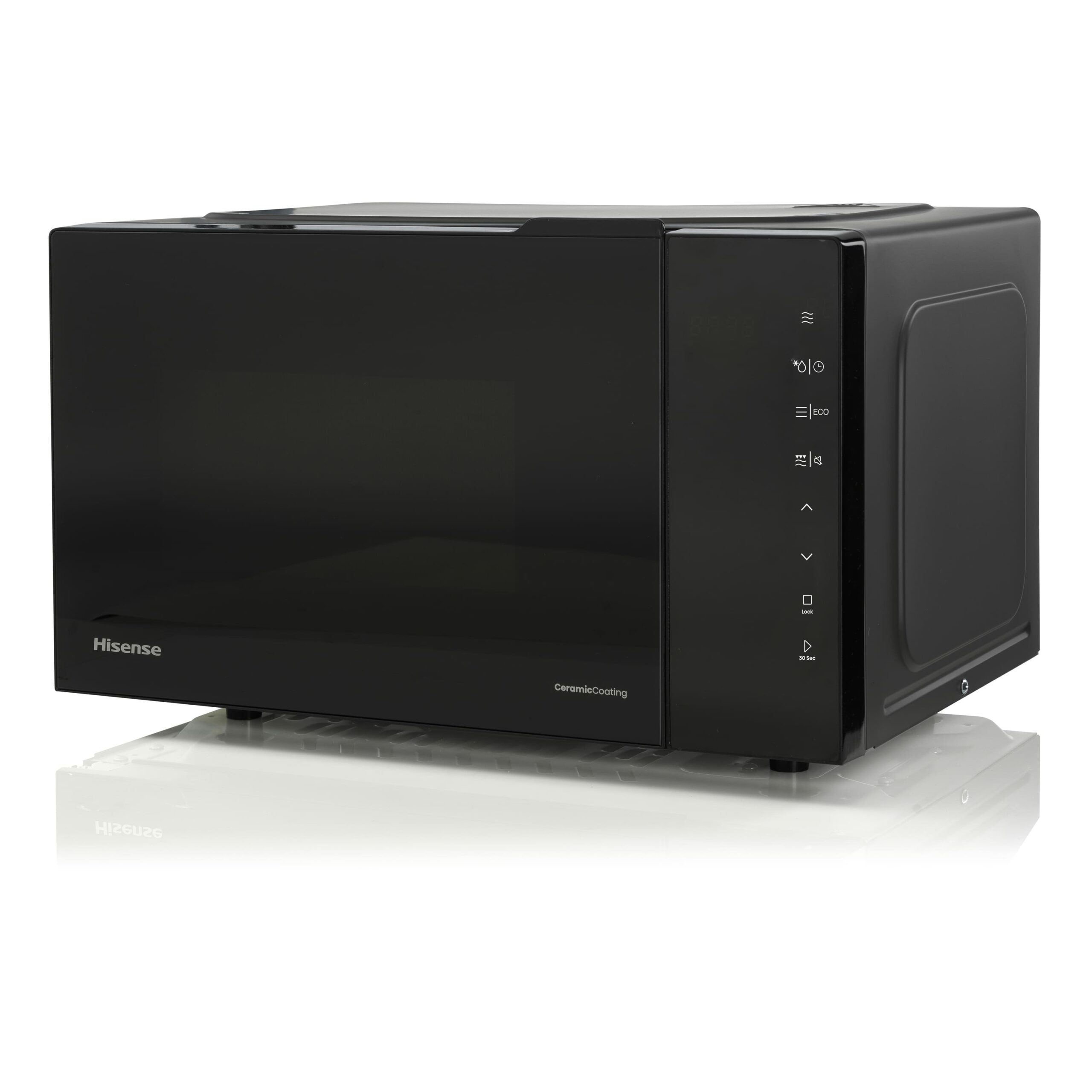 Hisense - H23MOBS5HG4 – Microondas Con Grill, Capacidad 23L, Color Negro