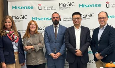 HISENSE Y LA UNIVERSIDAD REY JUAN CARLOS FIRMAN UN ACUERDO DE COLABORACIÓN EN GASTRONOMÍA