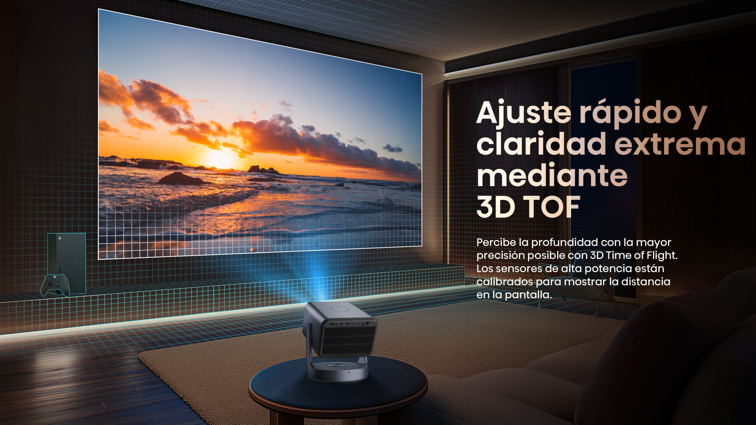 Ajuste rápido y claridad extrema mediante 3D TOF