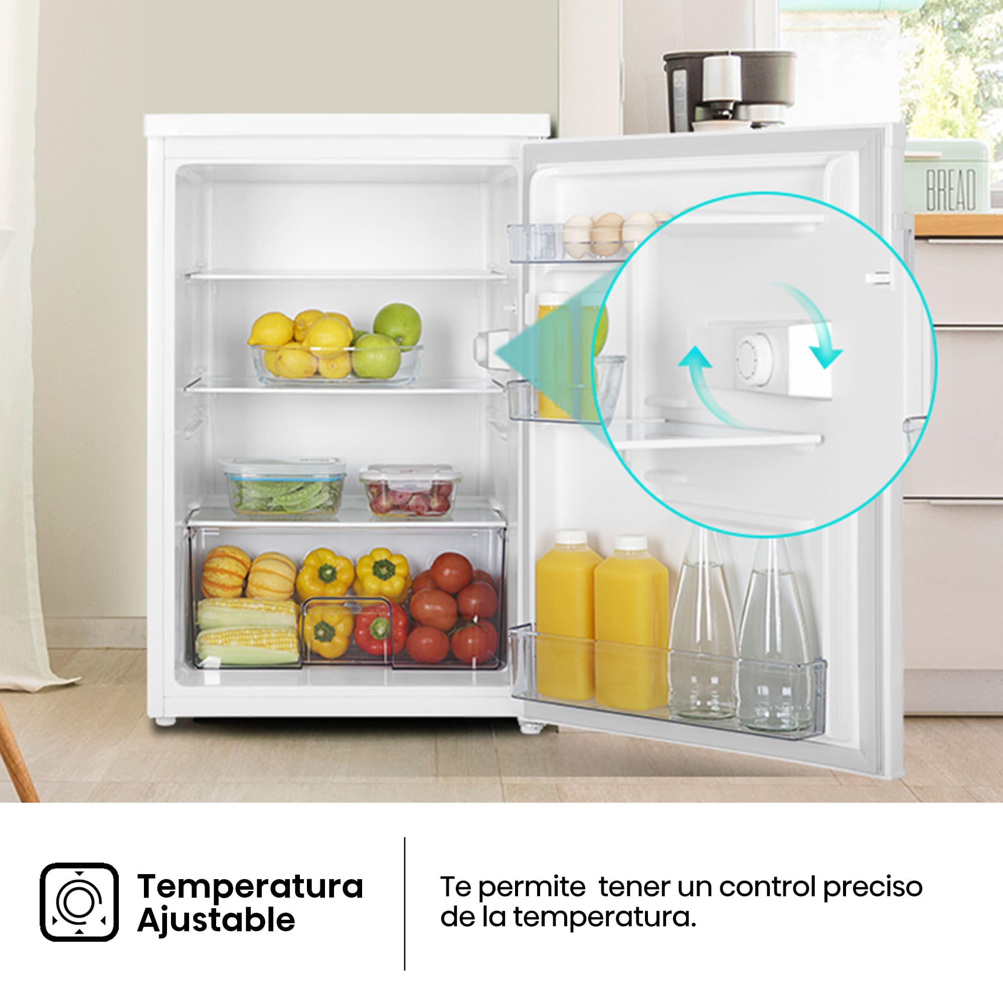 Hisense - RL170D4BWE – Frigorífico 1 Puerta De Libre Instalación, Clase E , Capacidad 133L, Color Blanco