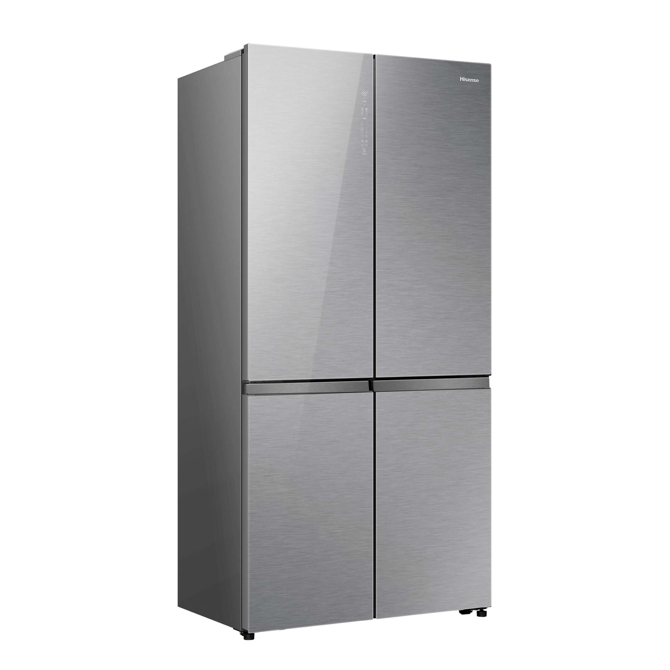 Hisense - RQ5P605NSVE – Frigorífico Americano 4 Puertas, Clase E, Capacidad 591L, Color Inox