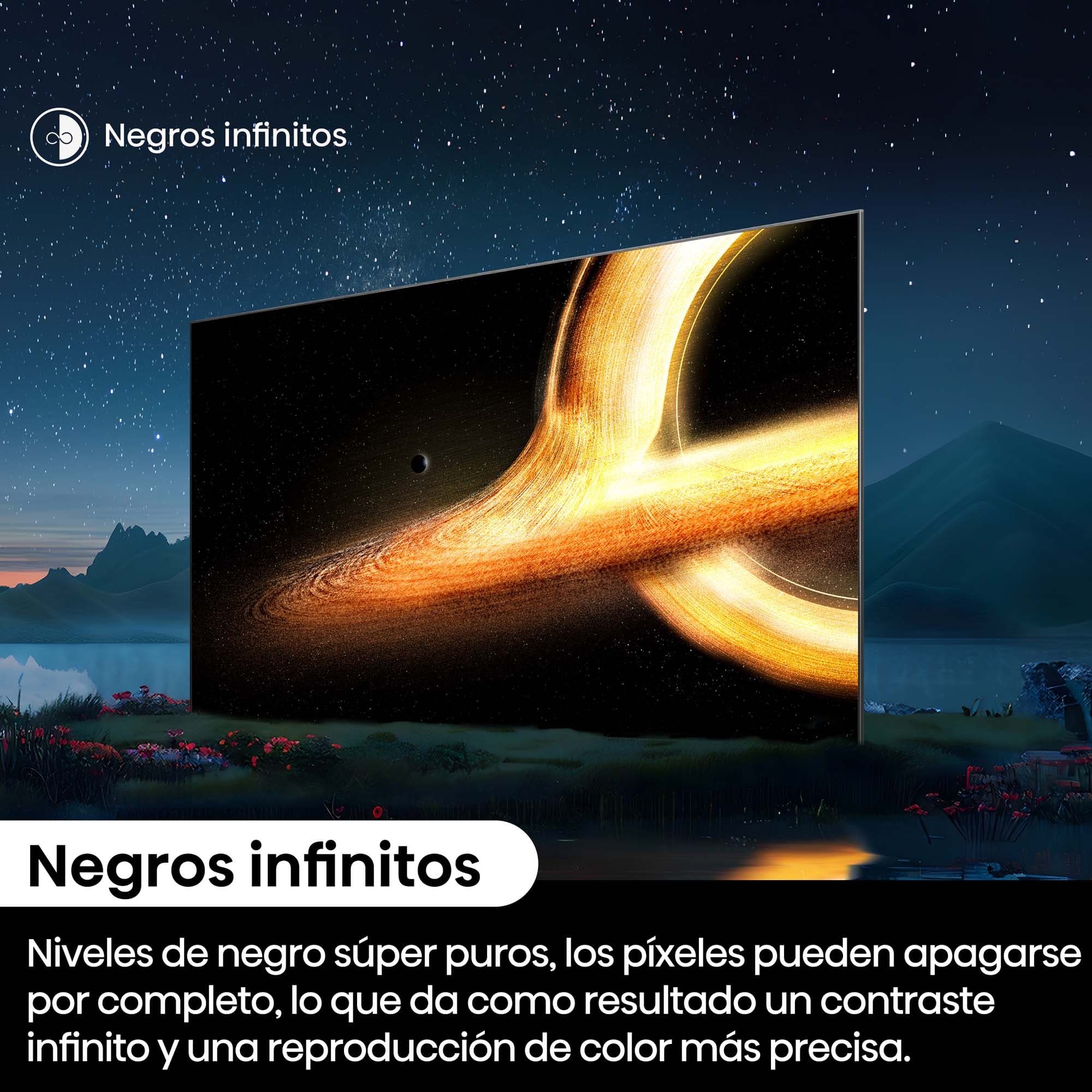 Hisense - OLED TV 55A85N, Negros infinitos, 120 Hz, Solución HDR total