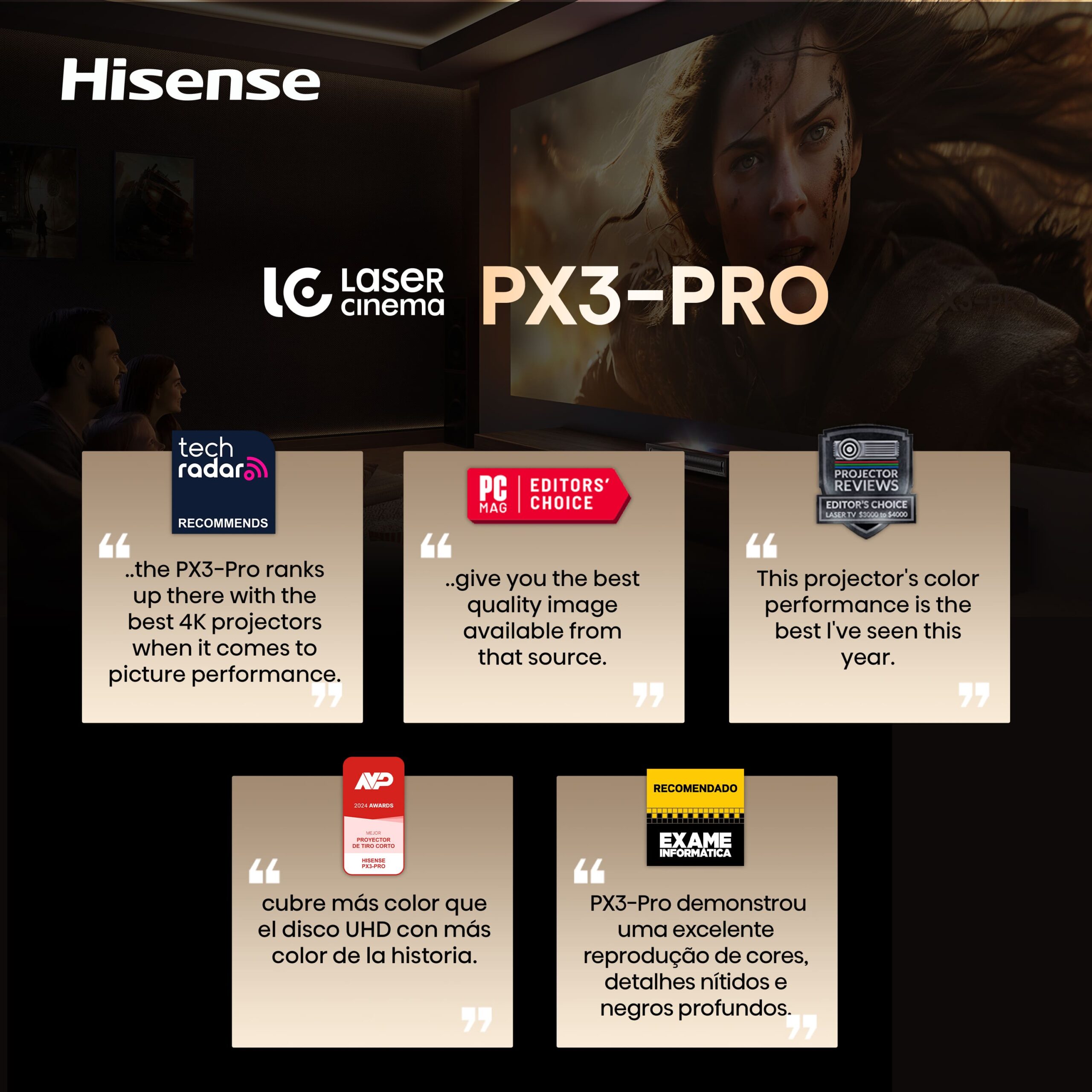 Hisense - Láser cinema PX3-PRO