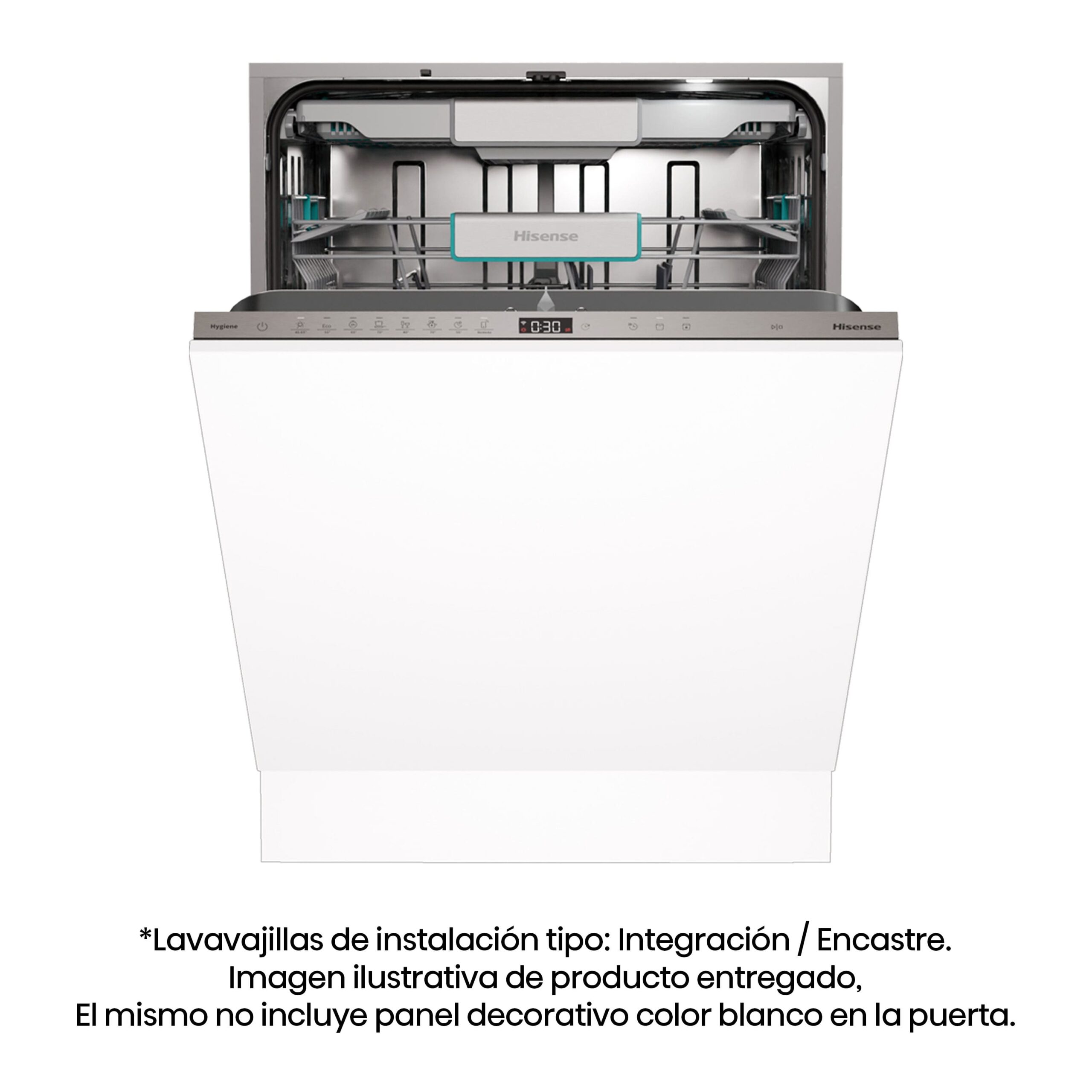 Hisense - HV673A65 – Lavavajillas 60Cm de Encastre, Clase A, Capacidad 16 servicios