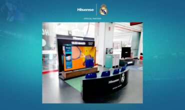 HISENSE PRESENTA UNA EXPERIENCIA UNICA EN CENTROS COMERCIALES CON UN TOQUE DE HISTORIA DEL REAL MADRID