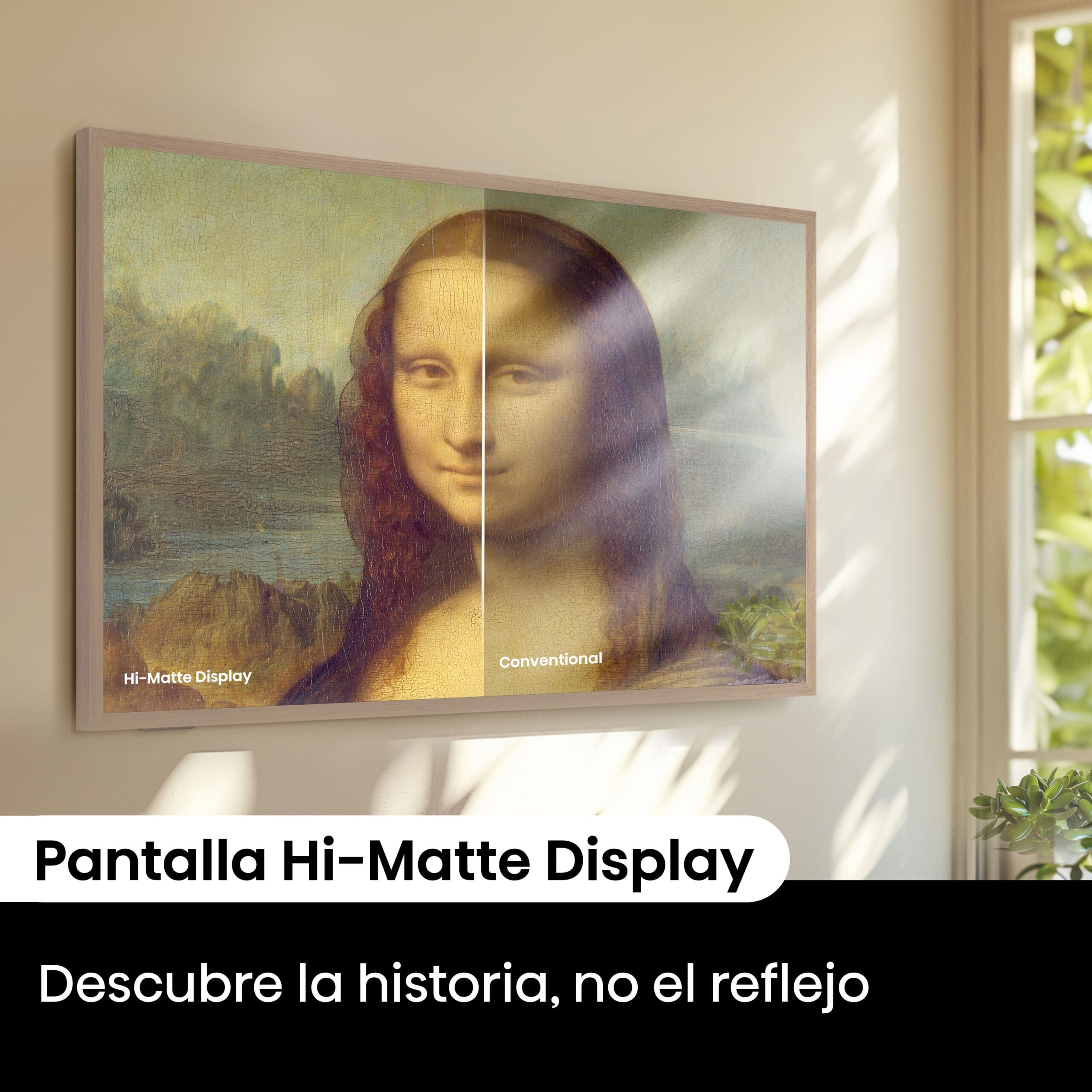 Hisense - Canvas TV 55S7NQ Modo Arte, Pantalla Hi-Mate Display