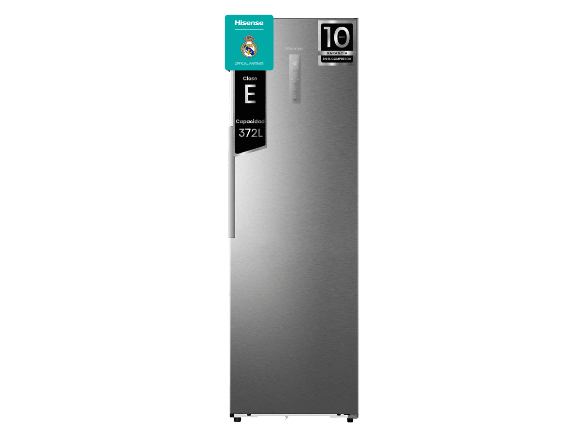 Hisense - RL3K370SAIE – Frigorífico 1 Puerta De Libre Instalación Kitchen Fit, Clase E, Capacidad 372L, Color Inox, , 