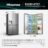 Americanos Side by Side RS818N4TIC1 – Frigorífico Americano Side By Side De Libre Instalación, Clase C , Capacidad 632L, Color Inox