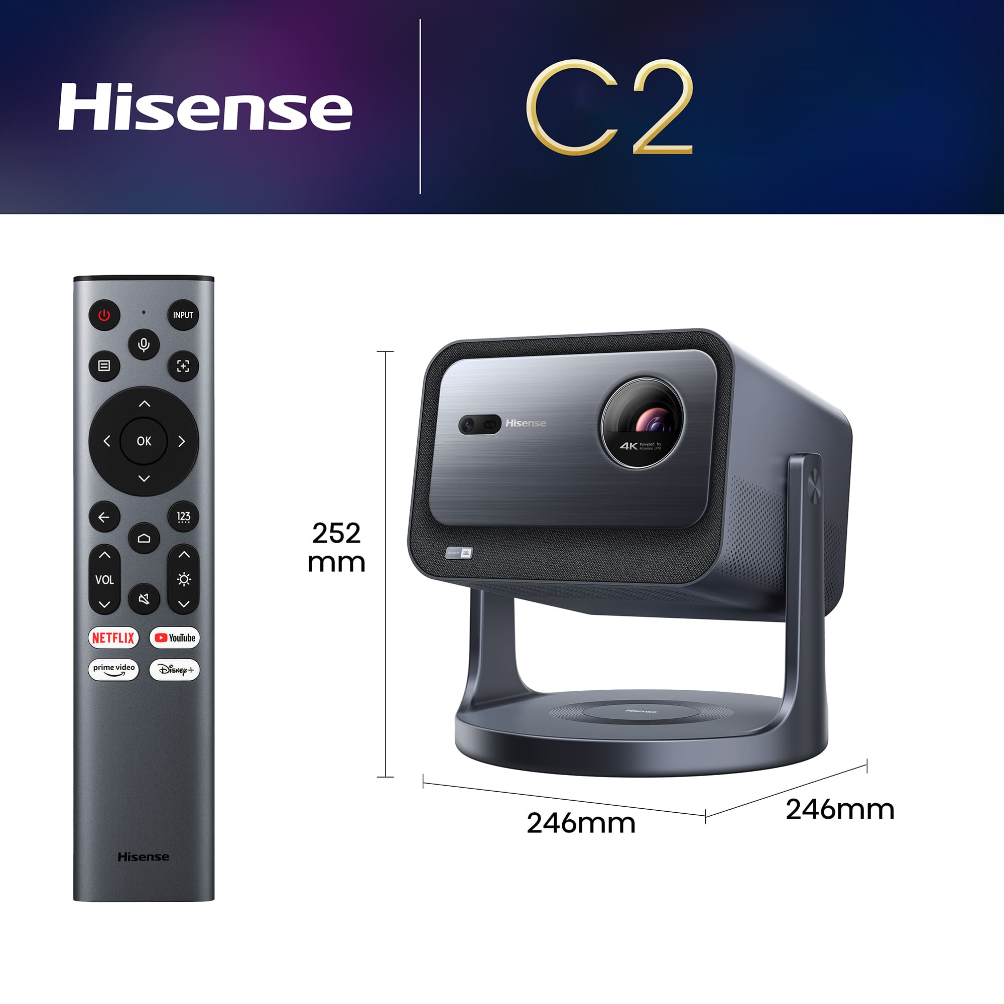 Hisense - Mini Proyector Láser C2