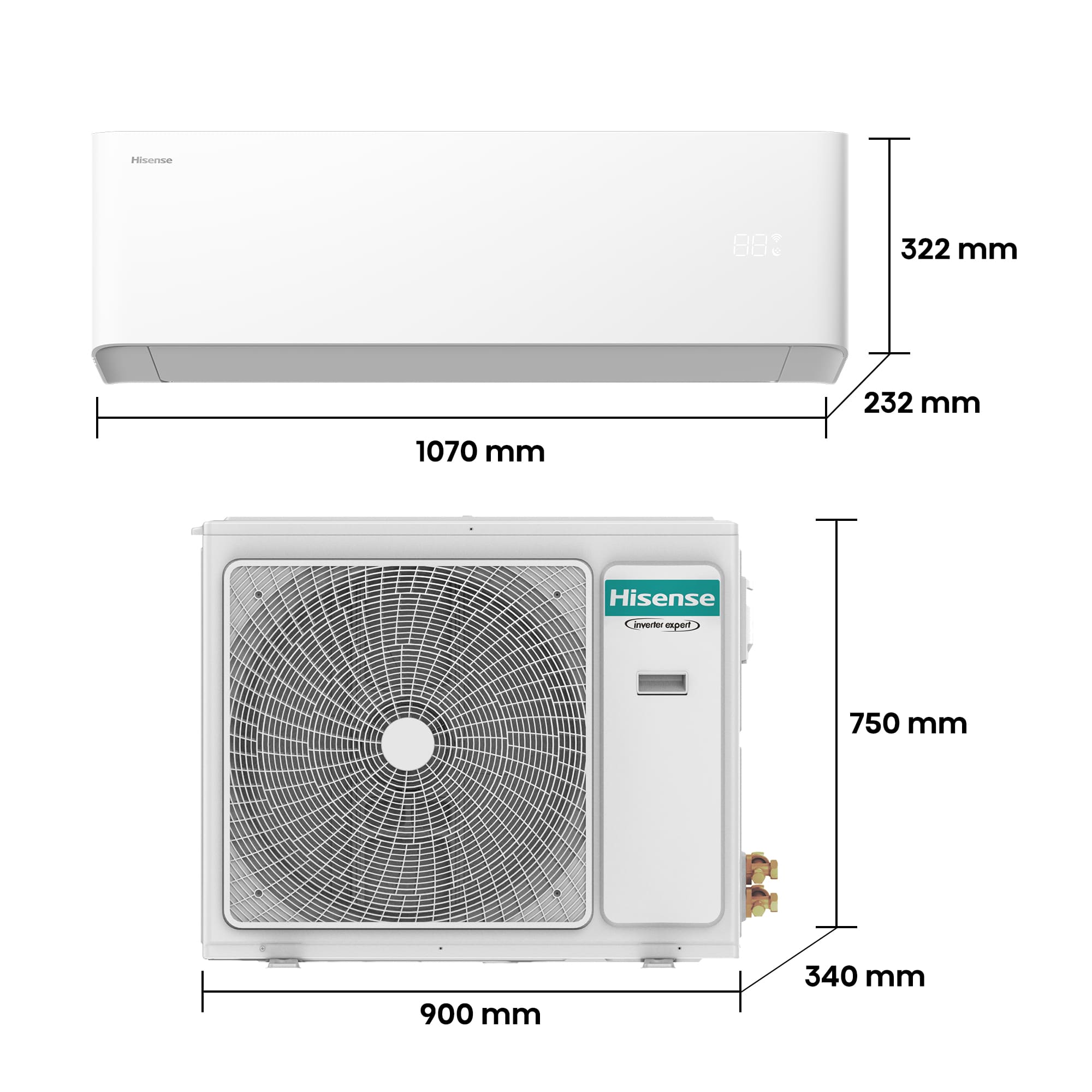 Hisense - Aire acondicionado Uni Pure HB70KW0A